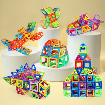 Magnetic construction toy building blocks for children – educational set, creative building, boys & girls