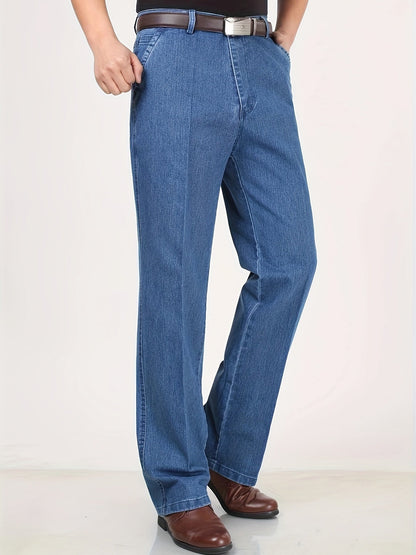 Men's Straight Cut Casual Pants – Classic & Versatile for Everyday and Business