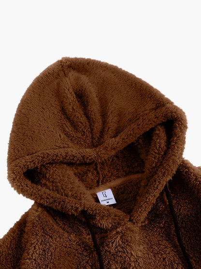 Men's Cozy Hooded Sweatshirt & Sweatpants Set – Comfortable Leisure Suit for Autumn and Winter