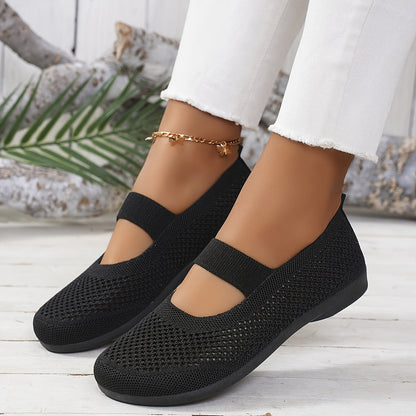 Women's Mary Jane Ballerinas – Comfortable Breathable Casual Slip-Ons for Everyday and Walks