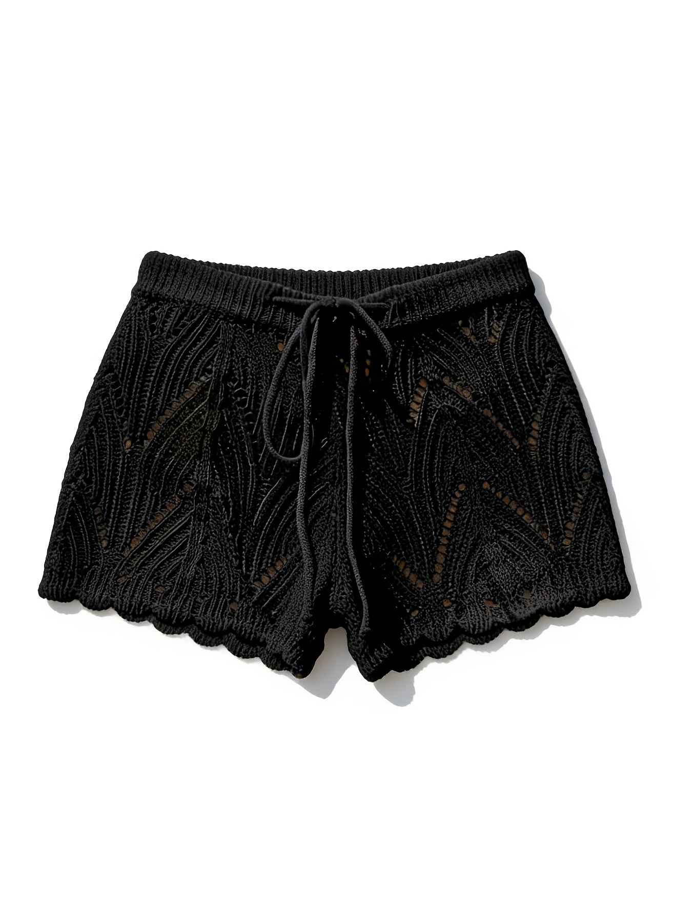 Women's Crochet Shorts Beachwear Summer Casual Swimwear Cover-up