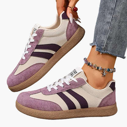 Women's Retro Sneakers in Vintage Look – Fashionable Casual Shoes with Comfort Sole