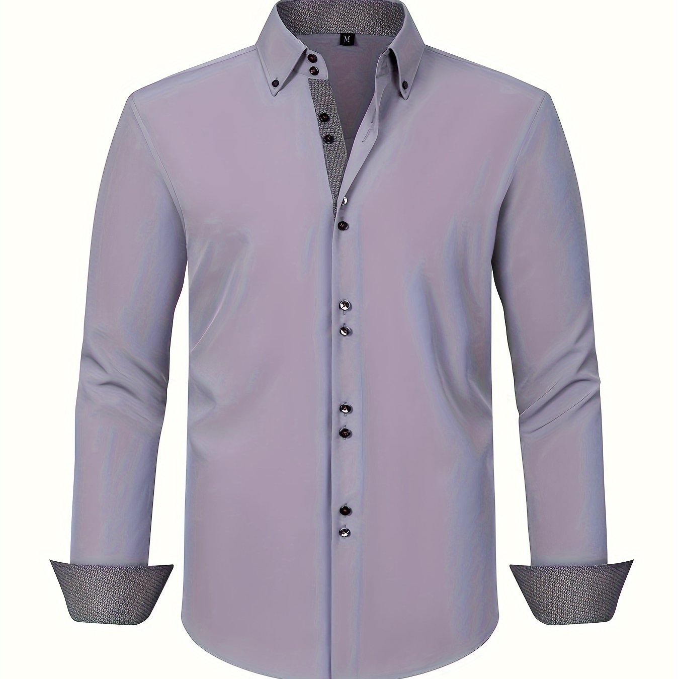 Men's Business Shirt Modern Fit – Elegant Style for Office & Leisure