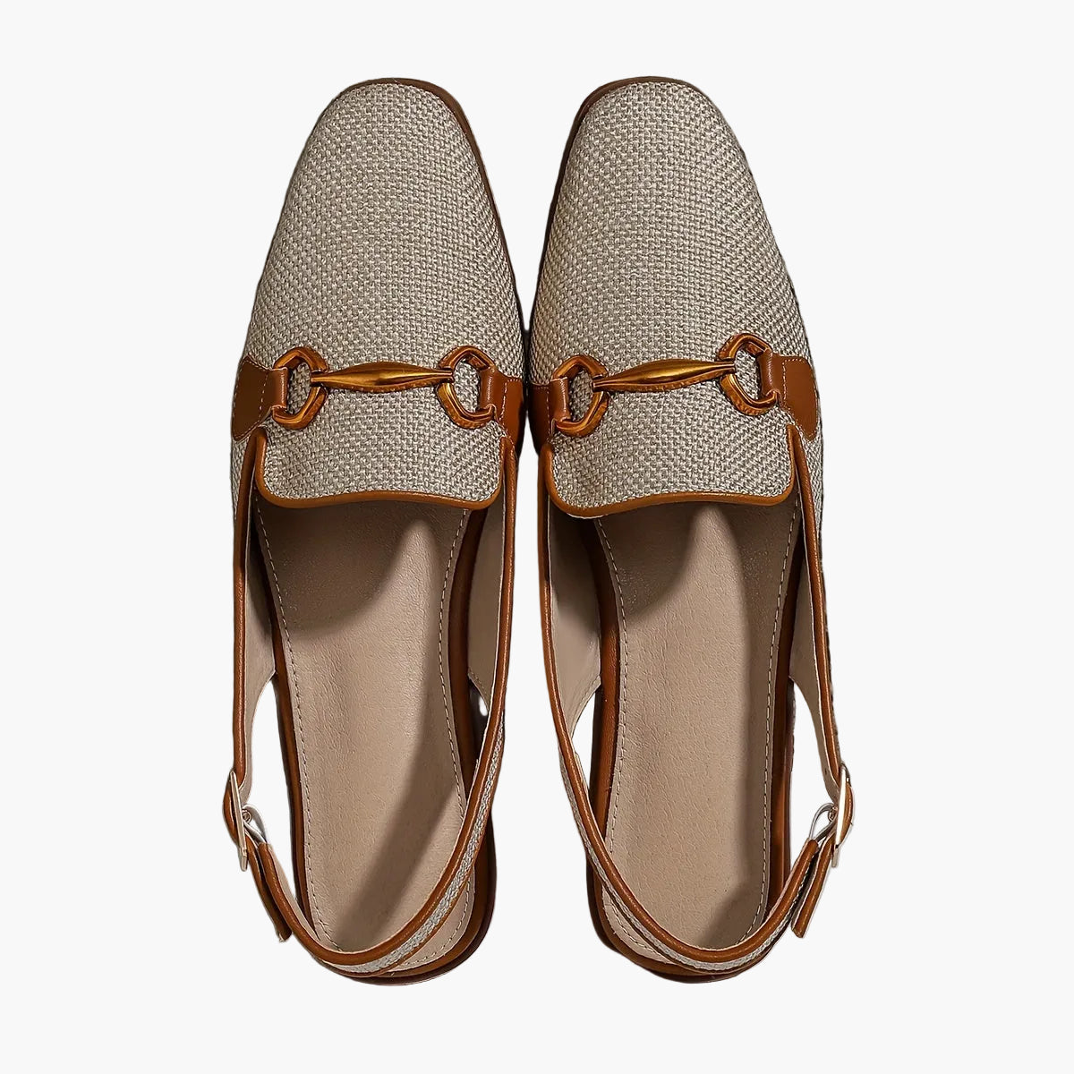 Women's Slingback Loafer with Buckle for Casual and Everyday Wear