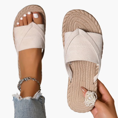 Women's Comfort Slip-On Sandals for Leisure and Summer
