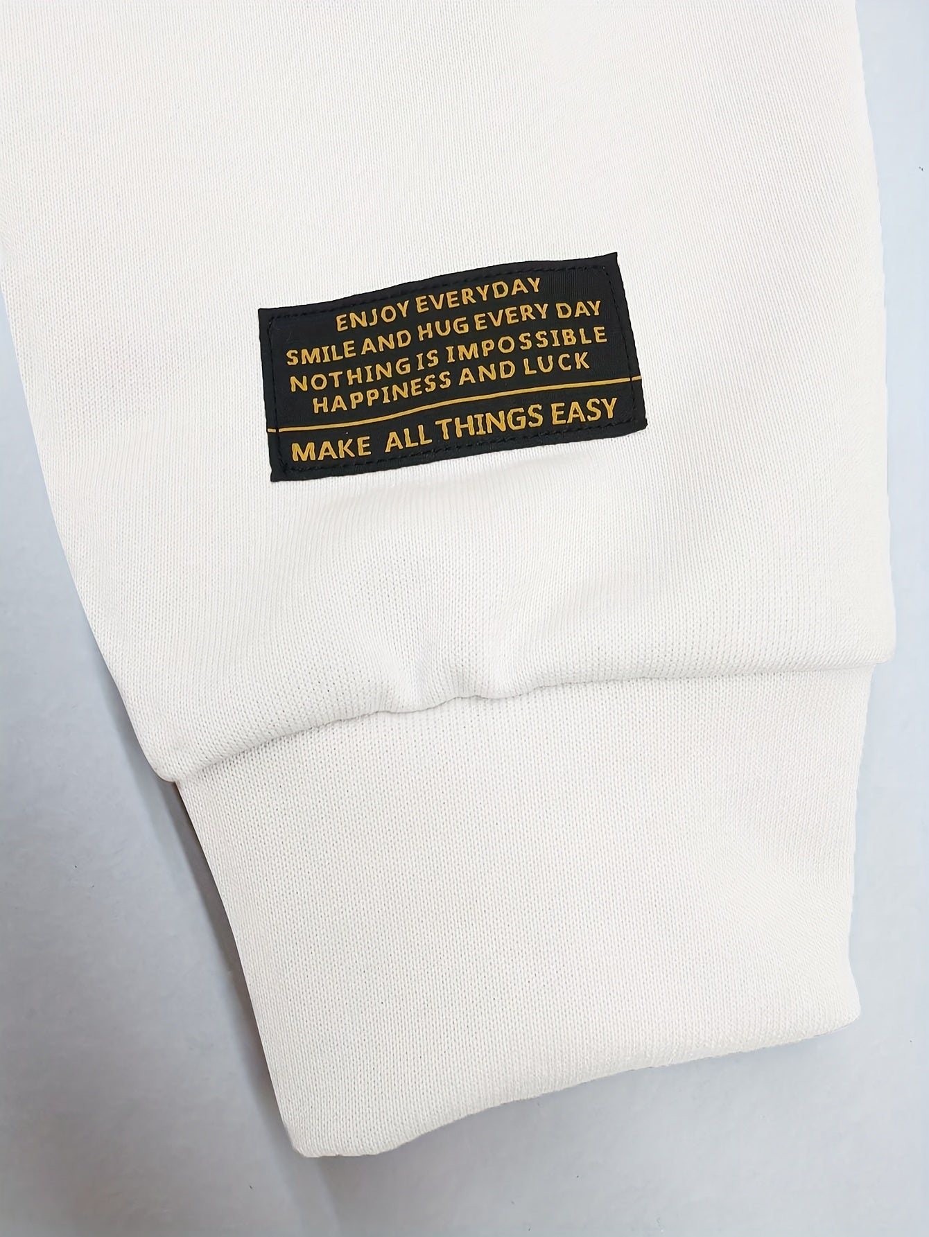 Unisex Langarmshirt im Lagenlook Schwarz-Weiß Oversize