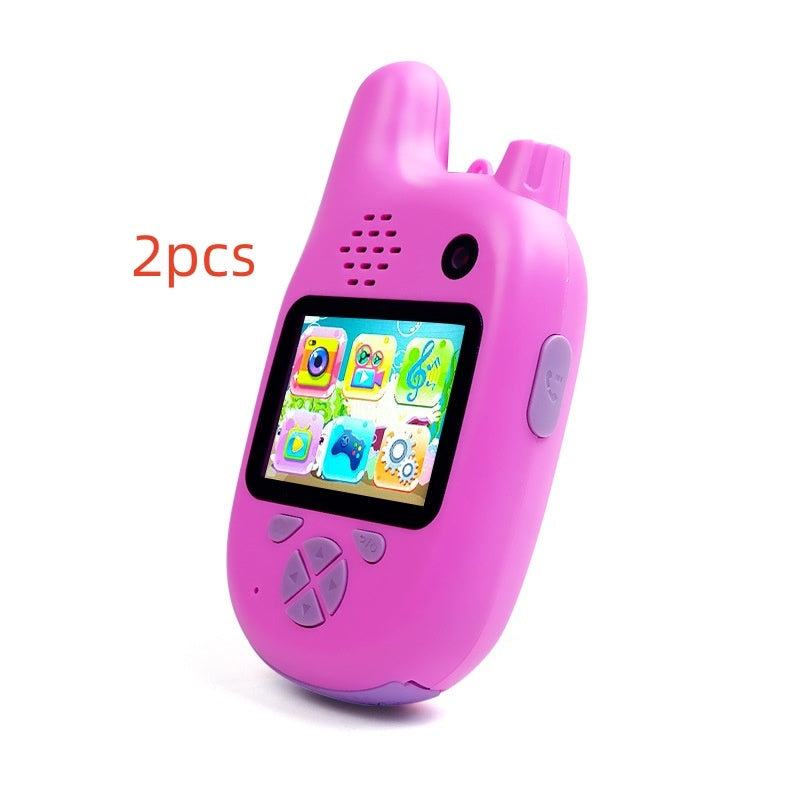 Children's Walkie-Talkie Camera with Games and Recording Function – Interactive Toy for Boys and Girls