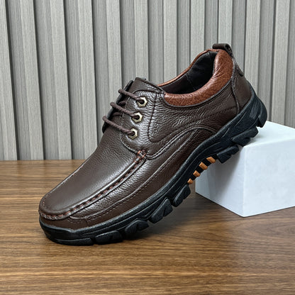 Men's Comfortable Outdoor Casual Shoes with Durable Sole – Casual Lace-Up Shoes for Everyday and Adventure
