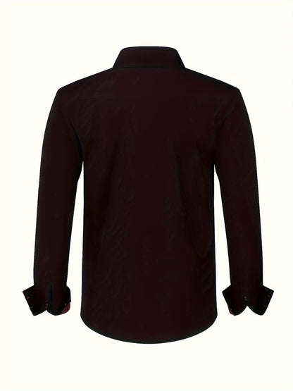 Men's Business Shirt Modern Fit – Elegant Style for Office & Leisure