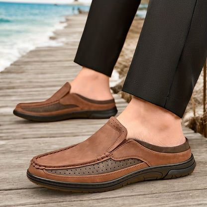 Men's Slip-On Loafer Moccasin Style – Elegant Casual Shoes for a Relaxed Summer Outfit