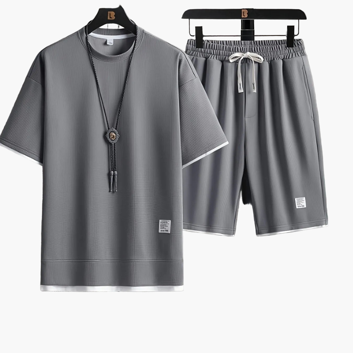 Herren Freizeit Set – Modernes T-Shirt und Shorts für Alltag, Sport & Sommer