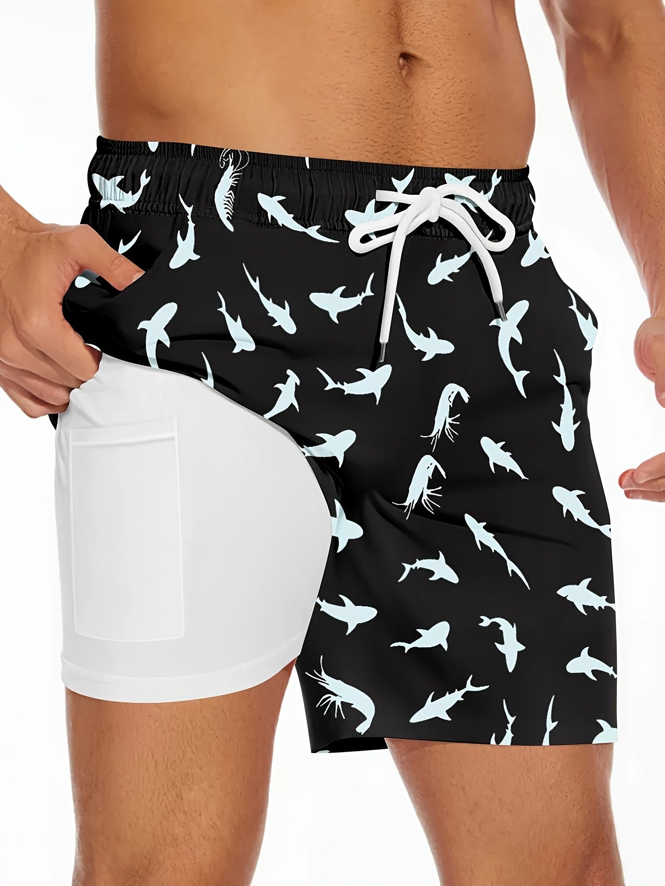 Herren Badehose mit Gummienten-Motiv – Lustige Schwimmshorts für Freizeit & Strand