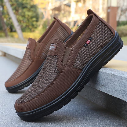 Herren Slip-On Freizeitschuhe – Bequeme Atmungsaktive Alltagsschuhe für Frühling und Herbst