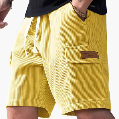Men's Casual Shorts with Drawstring and Side Pocket – Modern Summer Bermudas for Everyday and Vacation