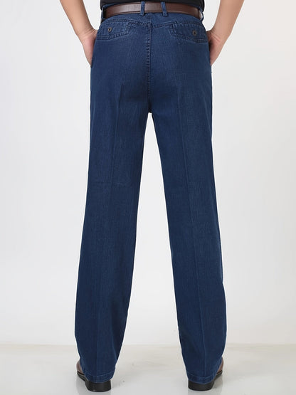 Men's Straight Cut Casual Pants – Classic & Versatile for Everyday and Business