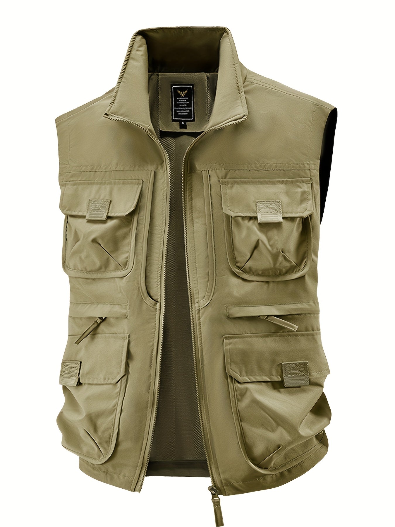Men's Outdoor Utility Vest with Multiple Pockets for Leisure and Adventure