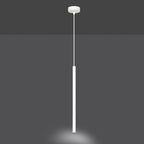 Hanglamp Selter gepoedercoat staal minimalistisch wit, hoogte verstelbaar, 1 x G9-fitting