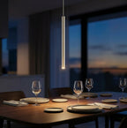 Hanglamp Selter staal modern beige, 1 fitting G9, max. 8 W led, verstelbare hoogte