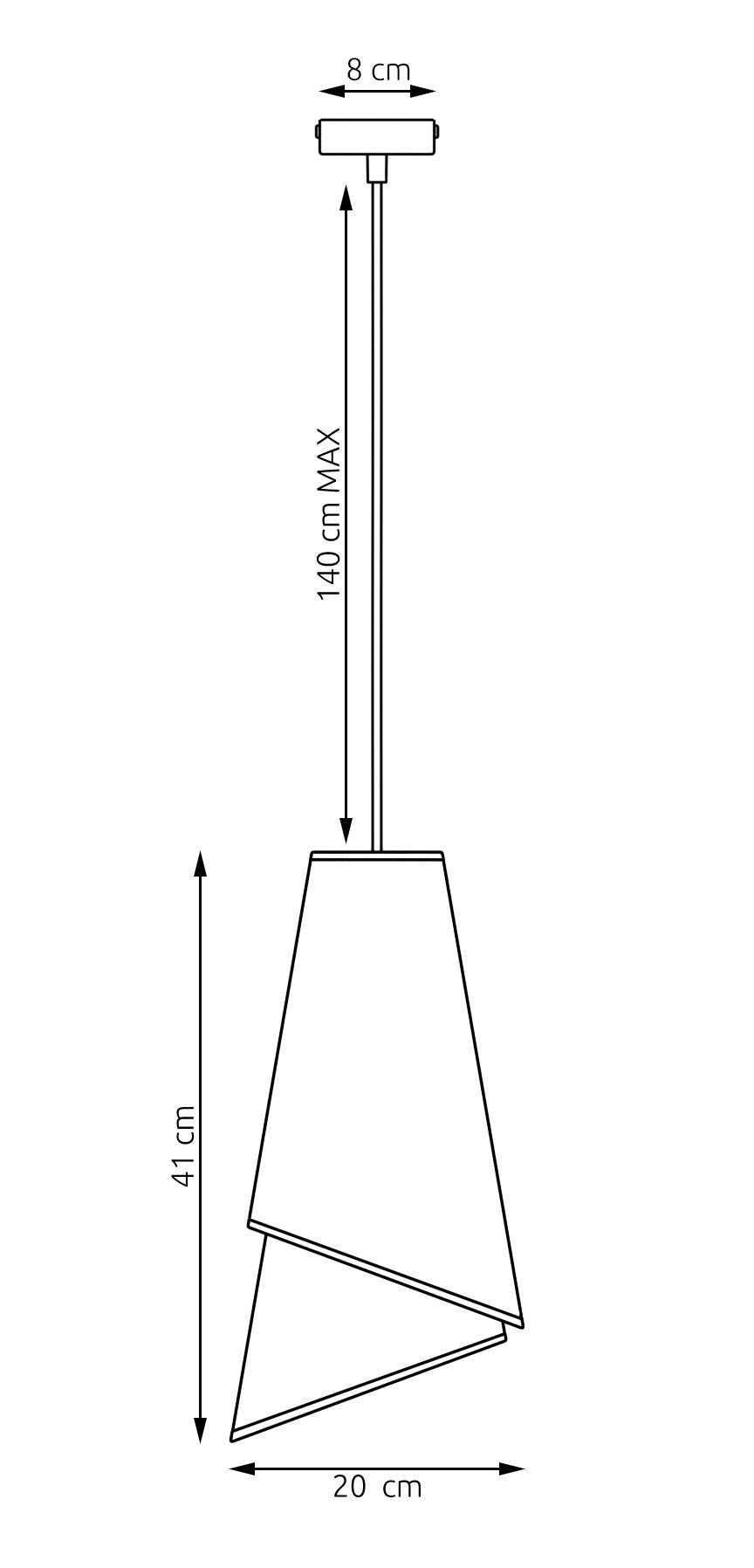 Hanglamp Moda gepoedercoat staal met stoffen kap, modern, zwart met goud, kapdiameter 20 cm, verstelbaar