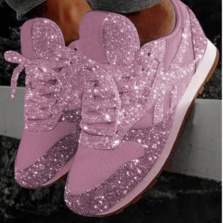 Charlotte – Casual shoes with sequins in pastel colors