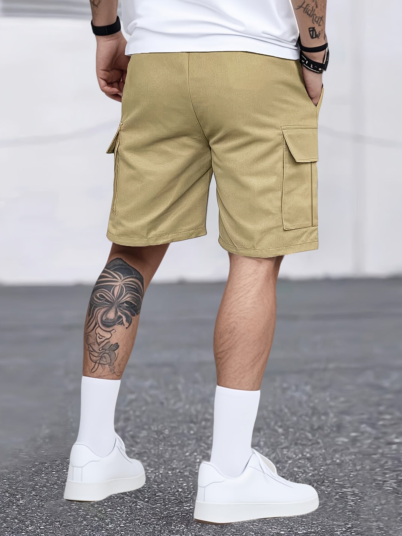 Men's Cargo Shorts with Pockets – Casual Streetwear for Everyday and Leisure