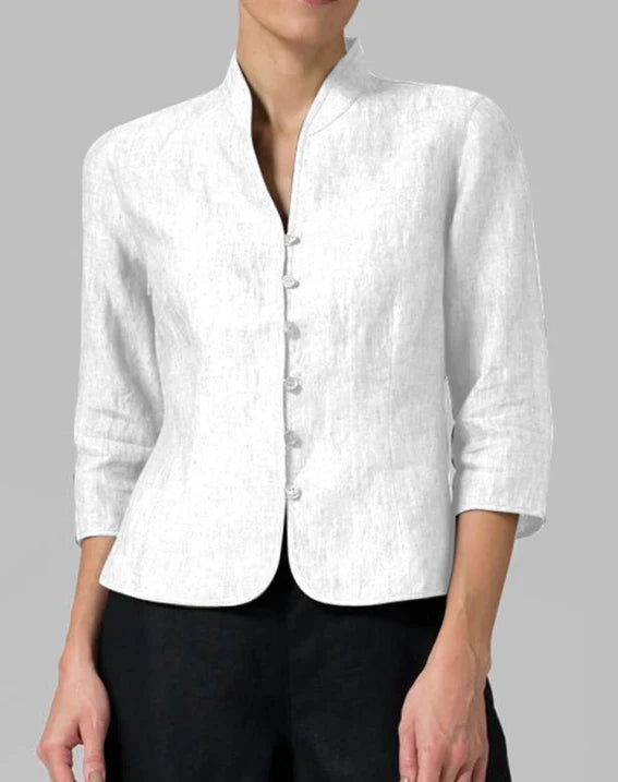 Damen Blazer mit Stehkragen – Eleganter Business-Look für Büro und besondere Anlässe