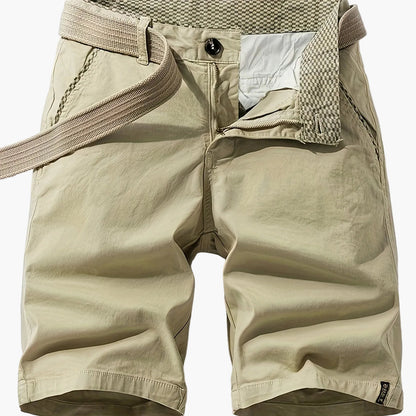 Men's Casual Bermuda Shorts with Belt – Perfect for Leisure and Vacation