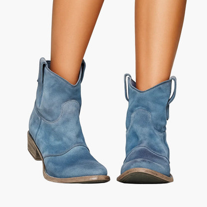 Women's ankle boots western style everyday fashionable comfortable