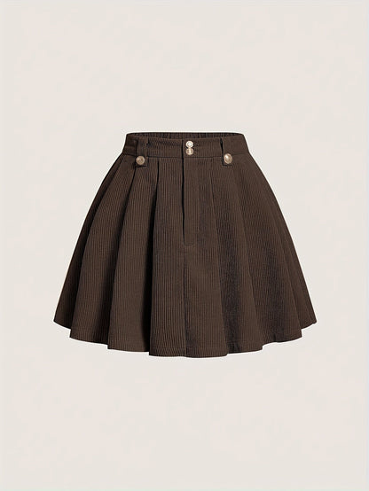 Women's pleated skirt in elegant casual style – Perfect for everyday wear and going out