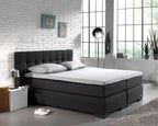 Hoeslaken splittopper katoen percal wit 160 x 210 cm, hoekhoogte 15 cm, voor boxsprings en matrassen