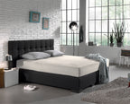 Hoeslaken katoen jersey crème 190/200 x 200/220 cm, 135 g/m², hoekhoogte 30 cm, voor boxspring en matras