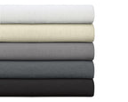 Hoeslaken jersey katoen crème 140 x 200/220 cm, hoekhoogte 40 cm, geschikt voor boxsprings en matrassen