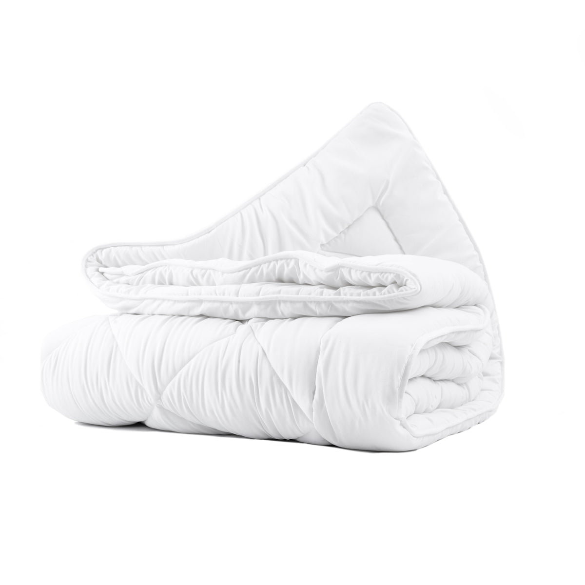 Dekbed enkel all-season micropercal wit 200 x 220 cm, warmteklasse 2, anti-huisstofmijt