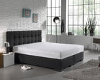 Hoeslaken molton wit 160 x 200/220 cm, katoen-polyestermix, hoekhoogte 30 cm, voor matras