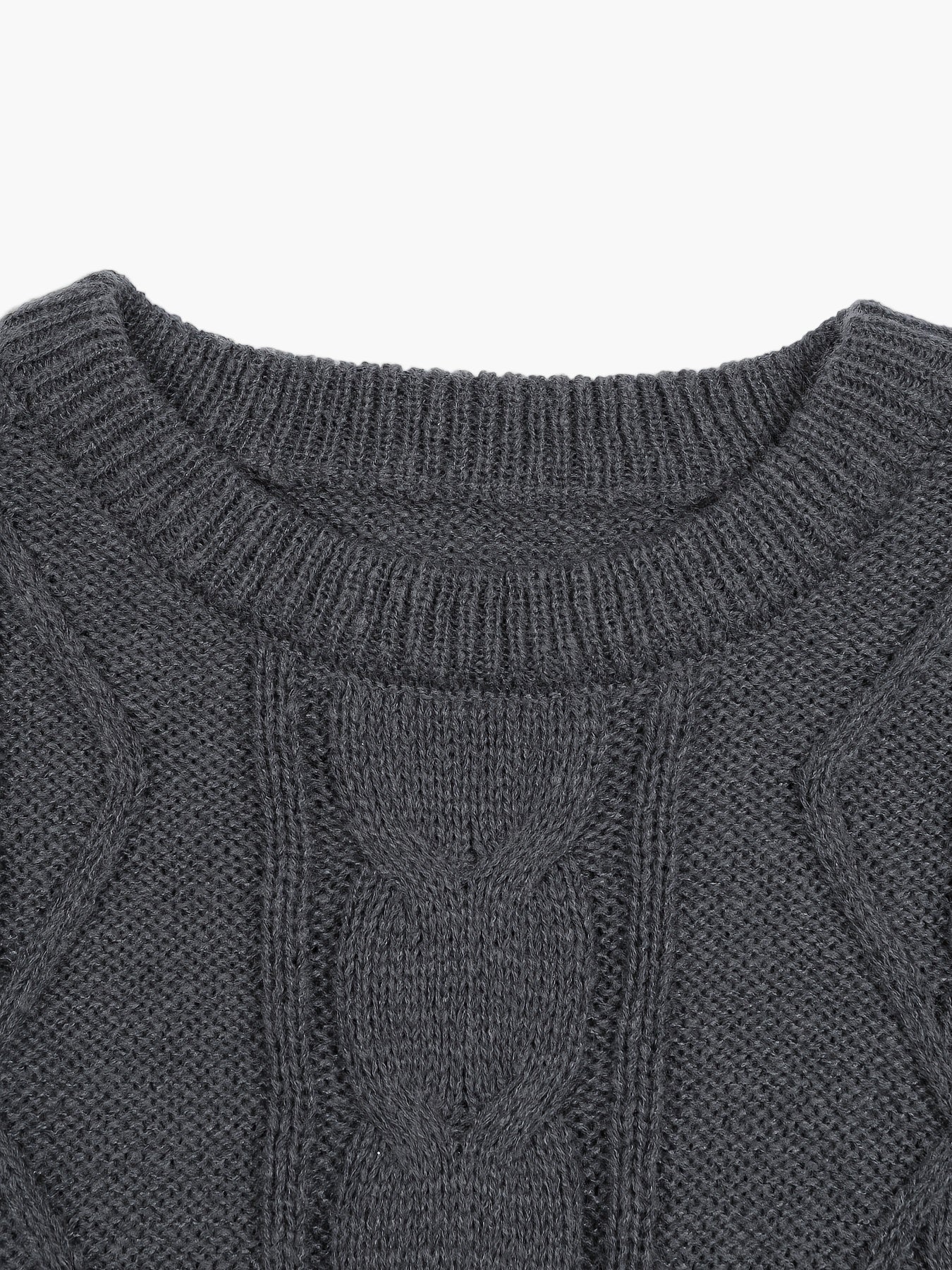 Herren Strickpullover im Casual Stil mit Zopfmuster – Perfekt für Herbst und Winter