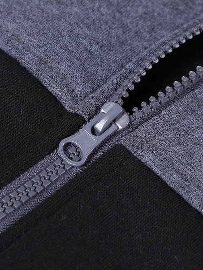 Men's Exercise Suit Set Hoodie & Sweatpants – Contemporary Leisure Outfit for Sport & Everyday Use
