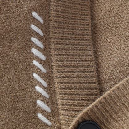 Men's knit cardigan with button placket and modern design – Comfortable casual and office look