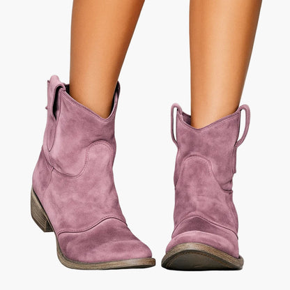 Women's ankle boots western style everyday fashionable comfortable