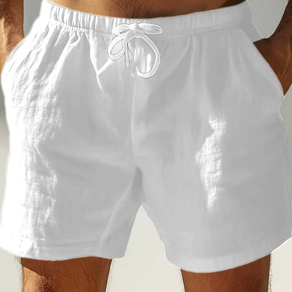 Men's Swim and Casual Shorts with Drawstring – Casual Boho Style for Beach and Everyday Wear
