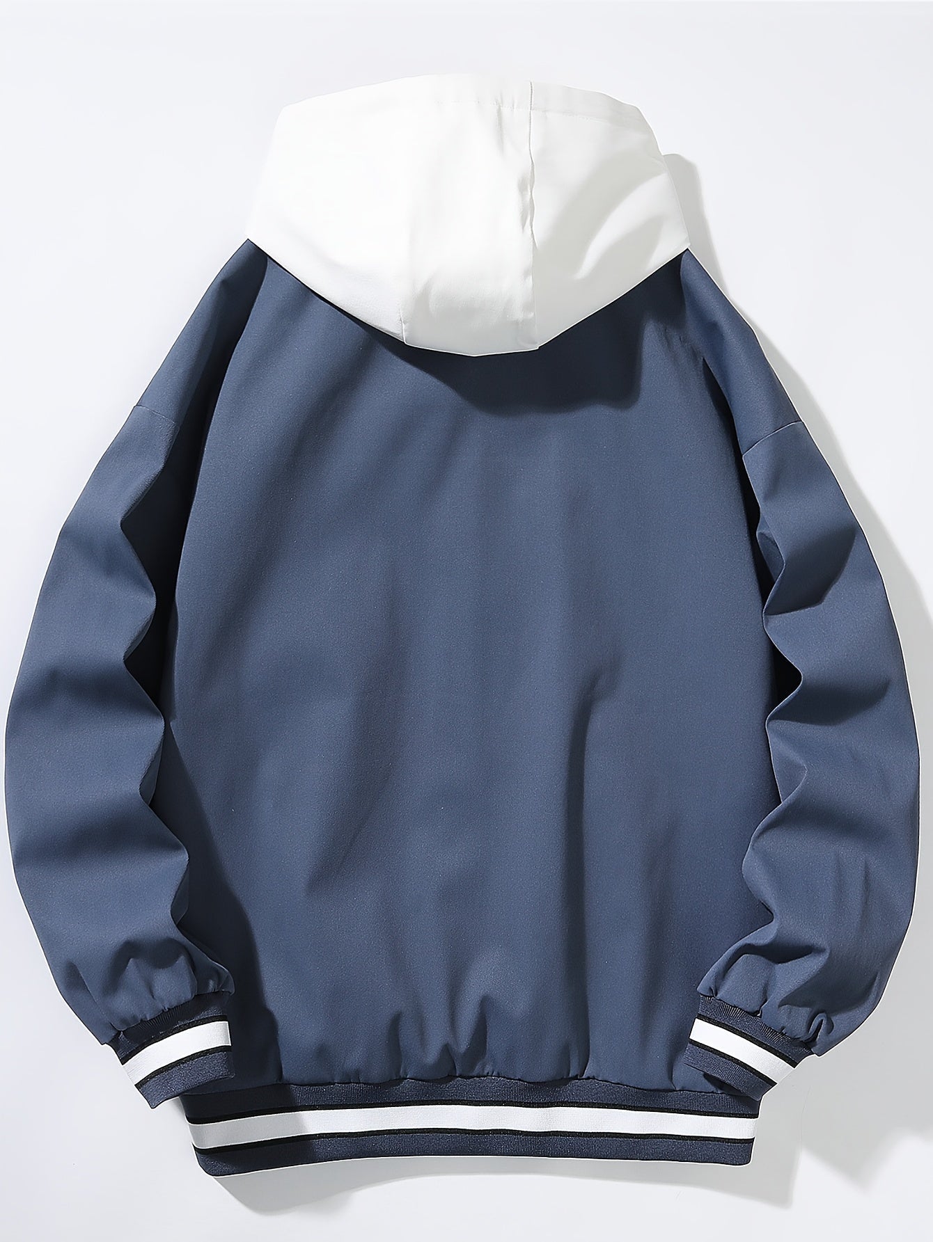 Men's varsity jacket with a hood and DREAMS lettering
