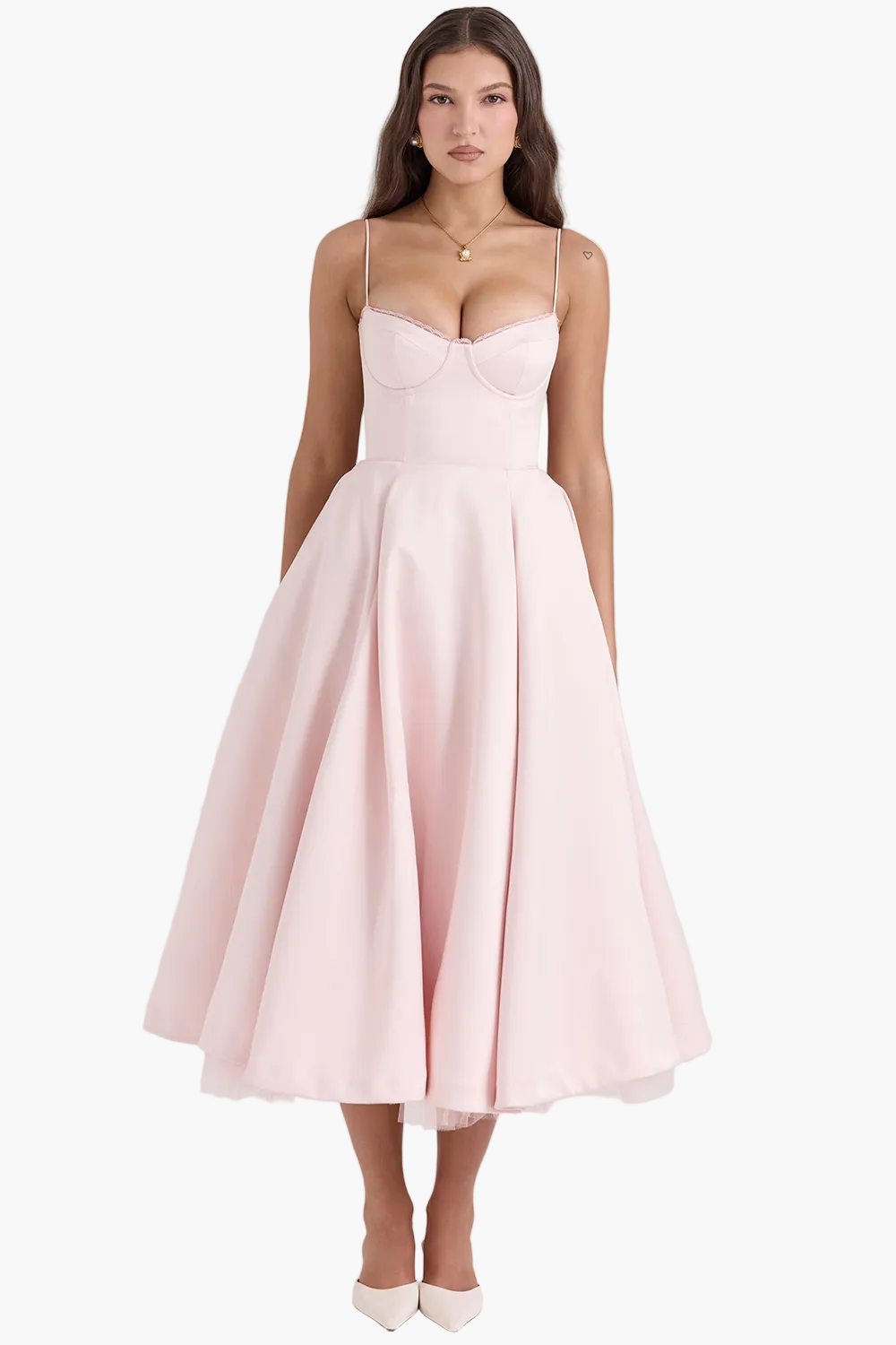 Women's Festive Strapless Dress in Vintage Style for Special Occasions and Evening Events