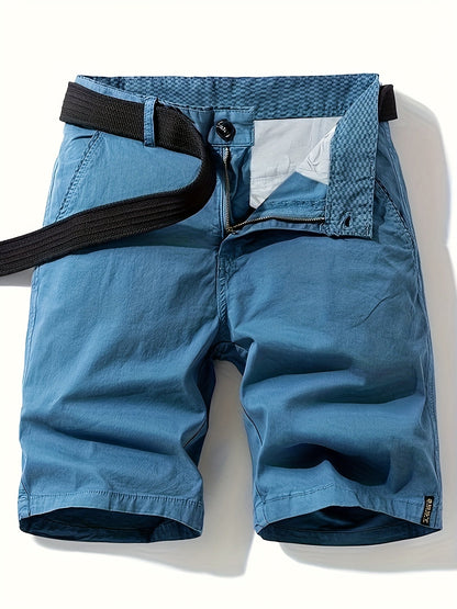 Men's Casual Bermuda Shorts with Belt – Perfect for Leisure and Vacation
