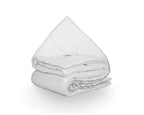 Dekbed eenpersoons percale katoen wit 200 x 200 cm, warmteklasse 2, vulgewicht 400 g/m²
