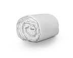 Dekbed eenpersoons percale katoen wit 200 x 200 cm, warmteklasse 2, vulgewicht 400 g/m²