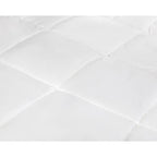 Dekbed eenpersoons percale katoen wit 200 x 200 cm, warmteklasse 2, vulgewicht 400 g/m²