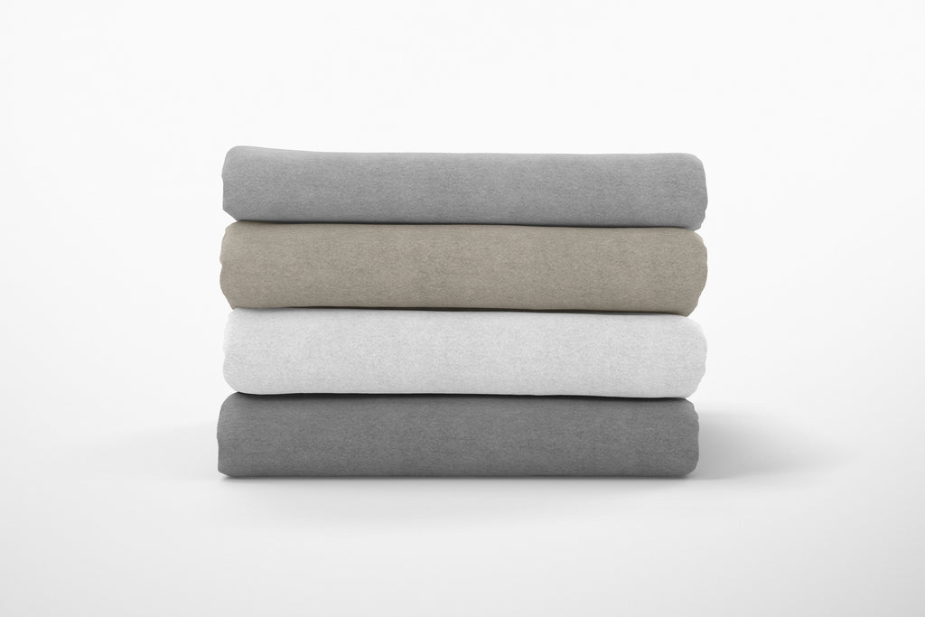 Laken flanel 100% katoen antraciet 260 x 250 cm, dubbelzijdig geborsteld, voor de slaapkamer