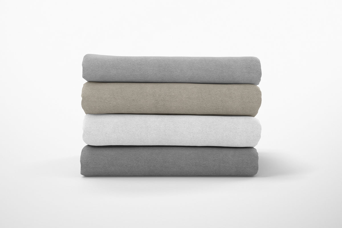 Laken flanel 100% katoen antraciet 260 x 250 cm, dubbelzijdig geborsteld, voor de slaapkamer