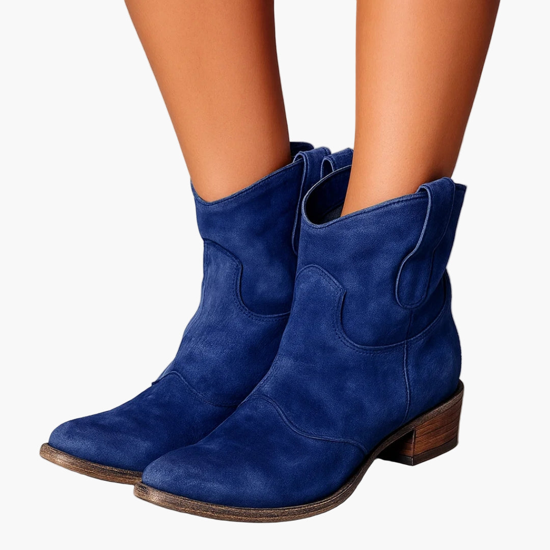 Women's ankle boots western style everyday fashionable comfortable