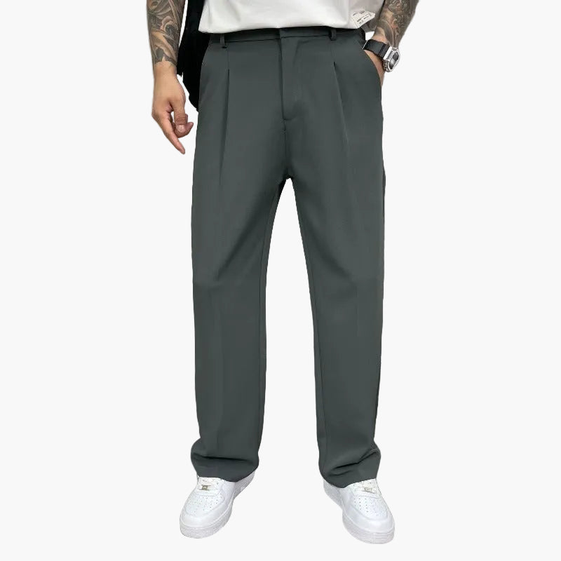 Men's Wide-Leg Trousers – Elegant, Modern Cut for Work and Leisure