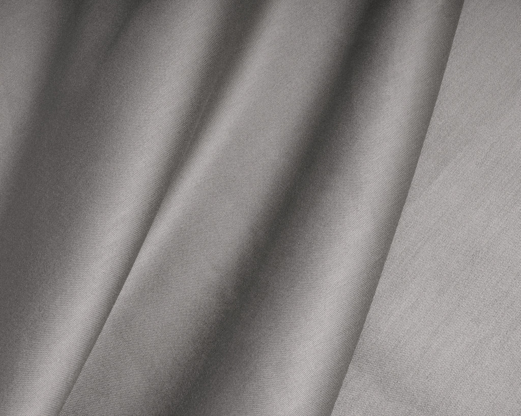 Hoeslaken katoensatijn T210 grijs 90 x 220 cm, hoekhoogte 30 cm, voor de slaapkamer